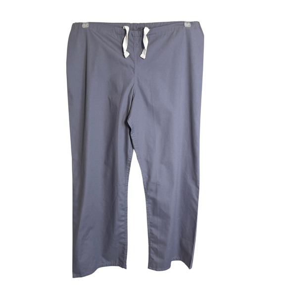 Urbane Scrubs Pants - Urbane Womens Scrub Pants Size Petite Extra Small Gray Drawstring Elastic Waist